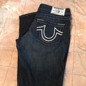 True Religion dark wash denim